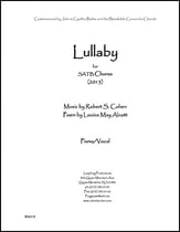 Lullaby SATB choral sheet music cover
